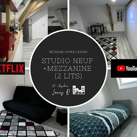 Studio Pour 2 Personnes --6 Apartman Béthune